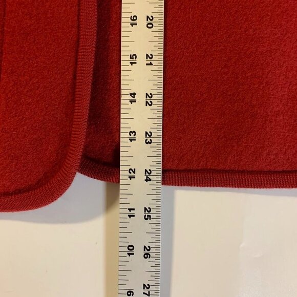 Geiger‎ Women's Wool Button Front Long Sleeve Red Winter Blazer Jacket Size 40 - Picture 14 of 14